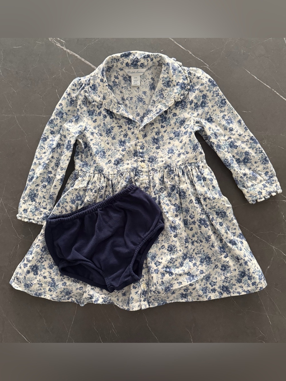 Ralph Lauren Dress & Bloomers Set (Baby)